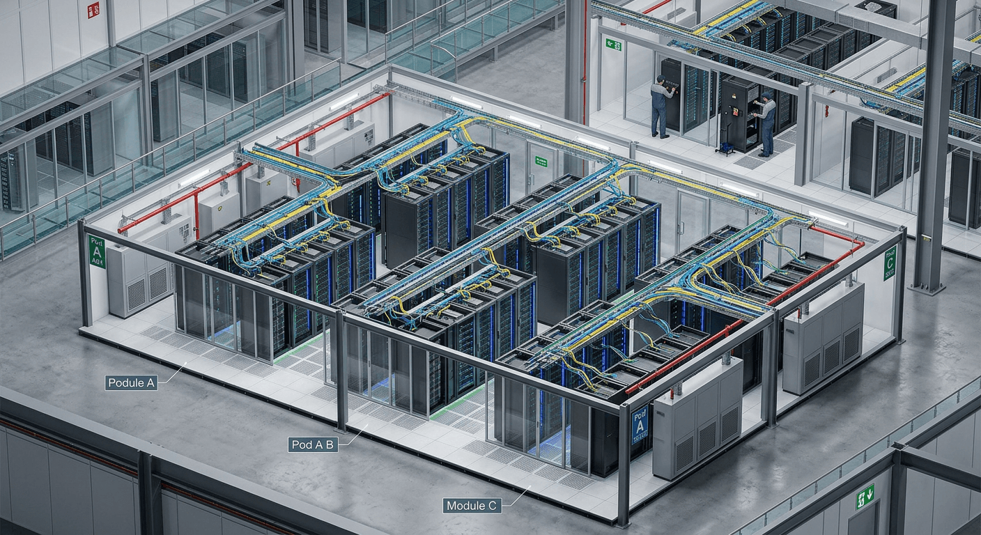 Modular Data Hall Layouts